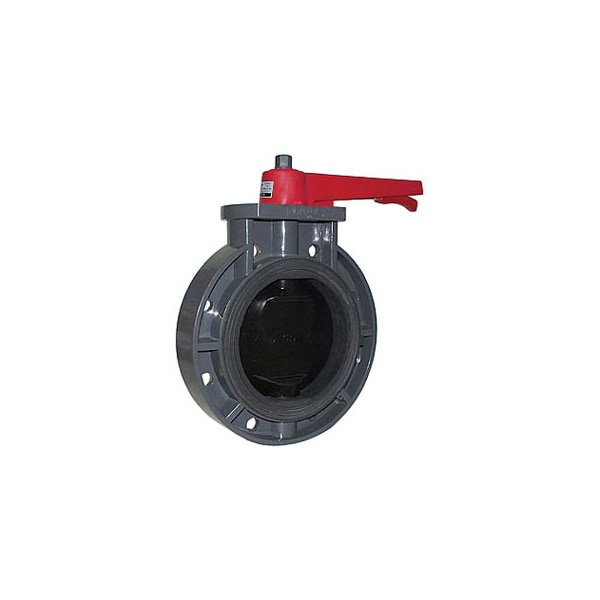 6" S-650 PVC BUTTERFLY VALVE